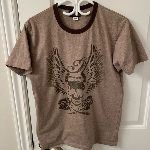 Indian Motorcycle Other - Indian Motorcycle Mens Light Brown T-shirt - Size M